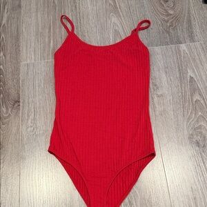 Urban Heritage Red Kids One Piece Bodysuit